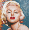 Marilyn Monroe por mosaico de corte a mano 
