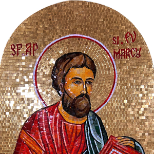 Foil de oro hecho a mano y ilustración de mosaico de jade de jade