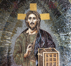 Jesucristo Glass Mosaic Art Mural para la decoración de la pared