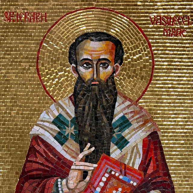 Obra de arte de retrato de mosaico de lámina de oro hecha a mano