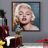 Marilyn Monroe por mosaico de corte a mano 