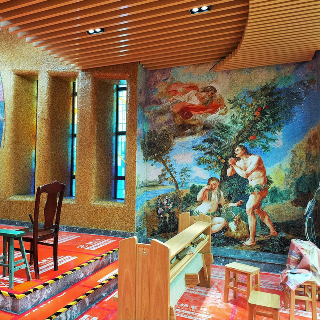 Mosaico cortado a mano mosaico sagrado